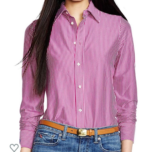 ralph lauren white dress shirt womens
